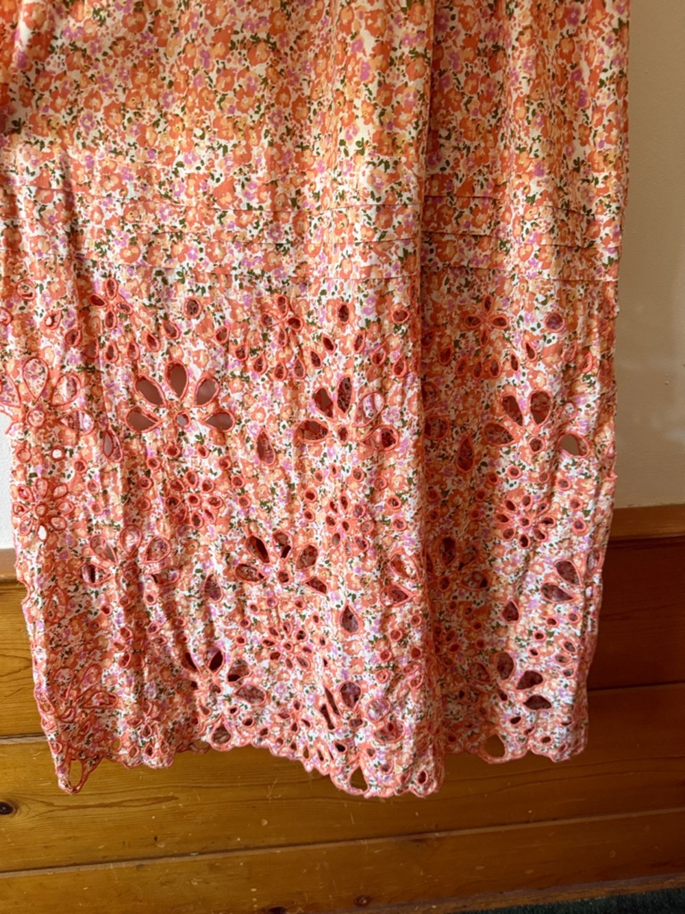 Anthropologie Sweetheart Babydoll Maxi Dress Size M - Picture 4 of 9
